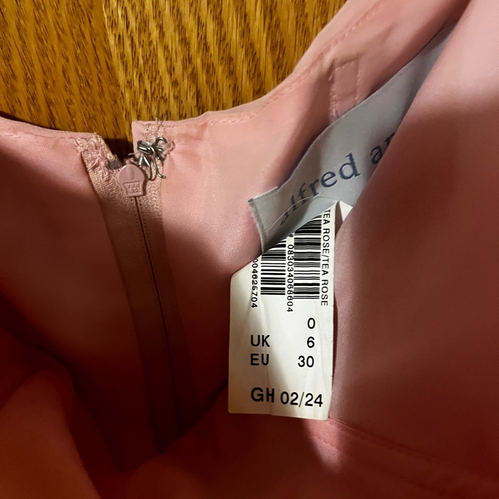 Alfred Angelo bridesmaid strapless dress